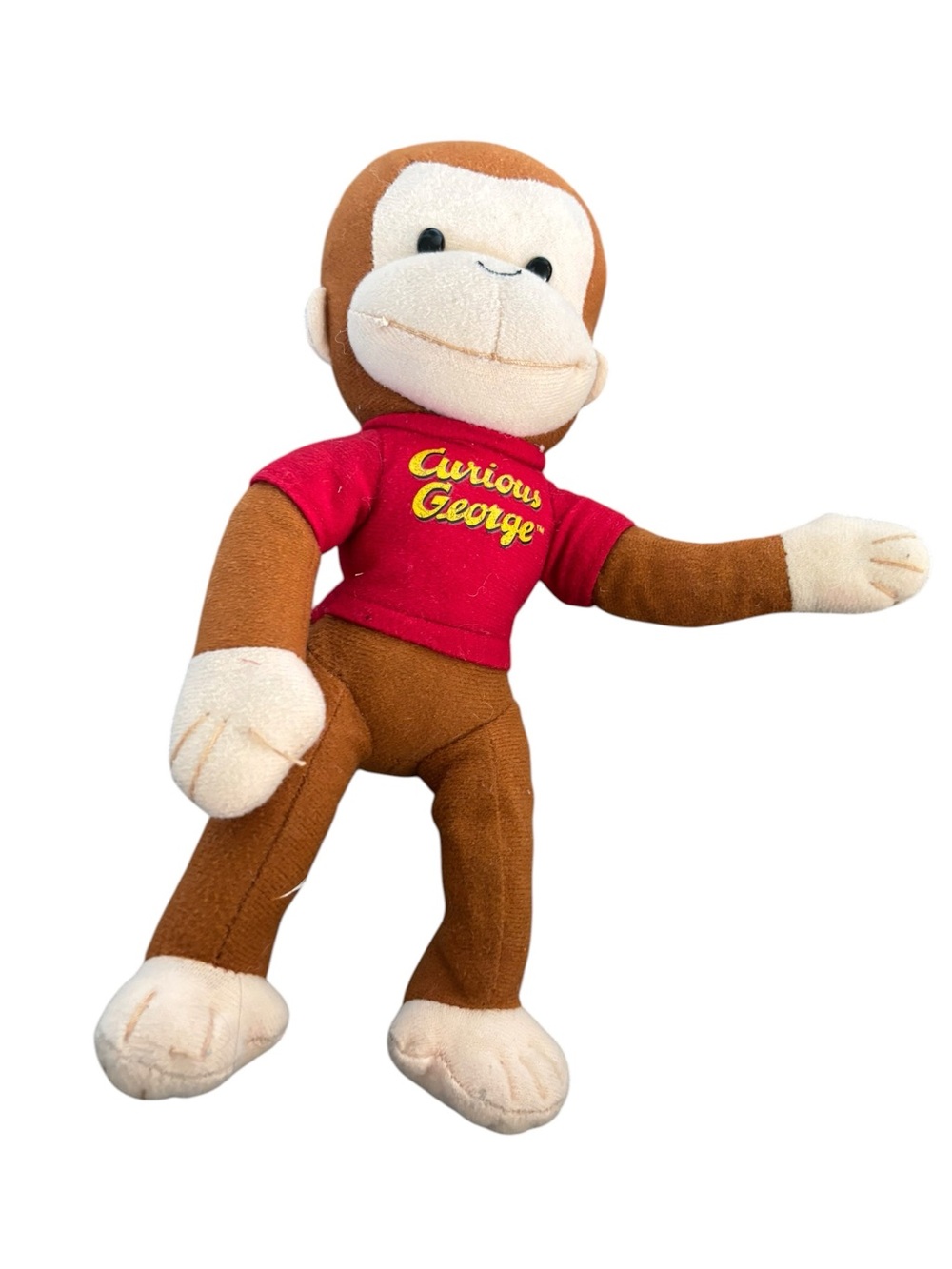 Curious George Plush Monkey - Brown & Red Shirt